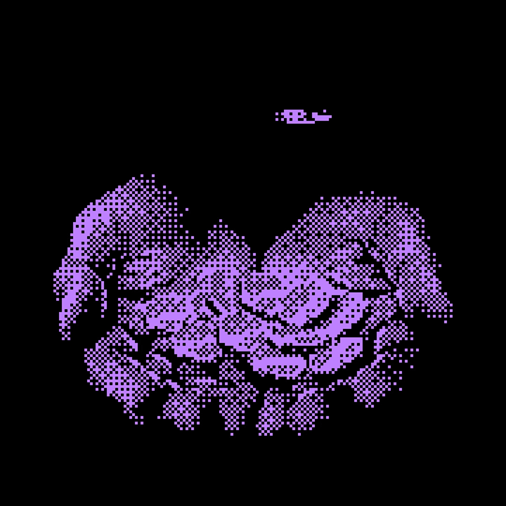 Hands dithered illustration